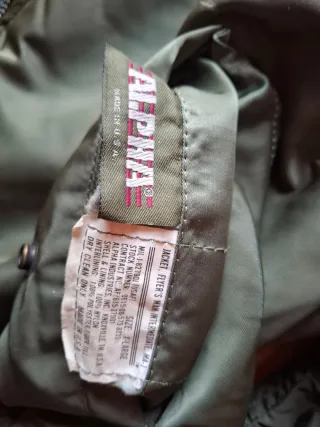 Cazadora Alpha industries MA-1 Talla Xl