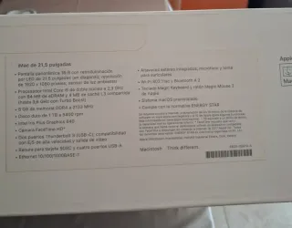 iMac 21.5 (2017) i5 8GB 1TB + Accesorios