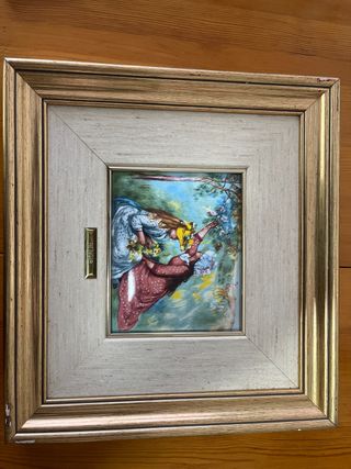 Quadro Renoir con cornice dorata