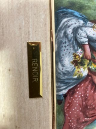 Quadro Renoir con cornice dorata