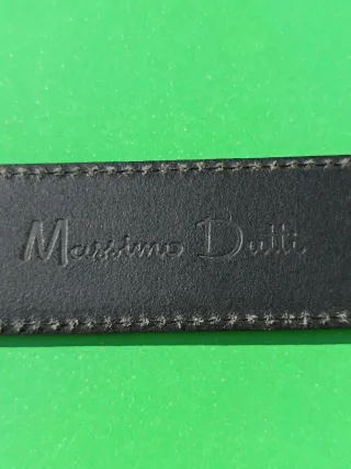 Cinturón Massimo Dutti Piel Negro Hombre 105 cnt.