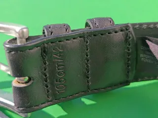 Cinturón Massimo Dutti Piel Negro Hombre 105 cnt.