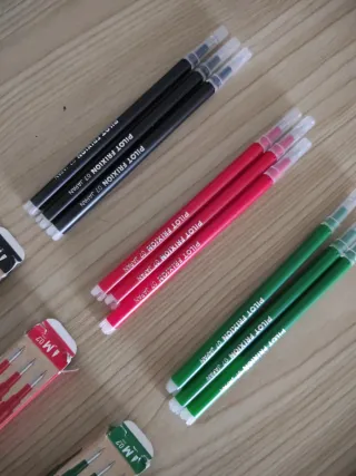 Pack 2 Bolís Borrables Pilot Frixion M 0.7 y minas