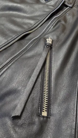 Chaqueta biker All Saints de cuero vegano