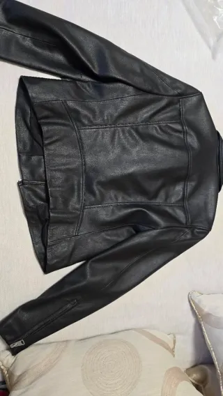 Chaqueta biker All Saints de cuero vegano