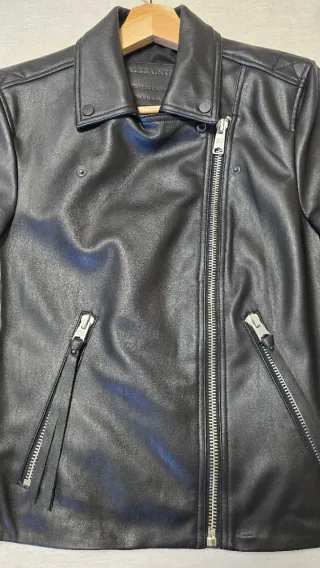 Chaqueta biker All Saints de cuero vegano