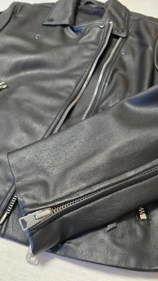 Chaqueta biker All Saints de cuero vegano