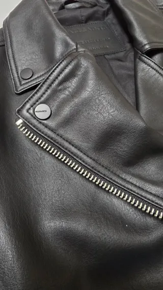 Chaqueta biker All Saints de cuero vegano