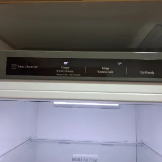 Frigorífico LG No Frost 341L Acero Inox–Perfecto