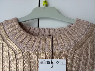 Jersey Zara Crop Dorado