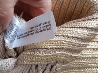 Jersey Zara Crop Dorado