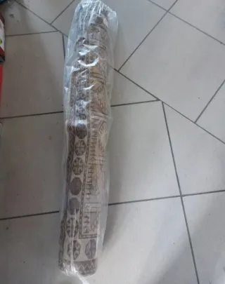 Tappeto vintage kilim turco lana beige e marrone