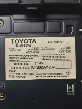 Navegador GPS Toyota Land Cruiser J150