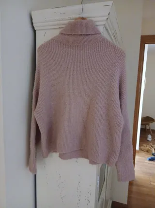 Jersey rosa cuello alto