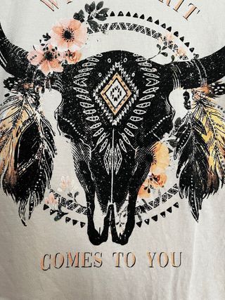 Camiseta Springfield Talla L Estampado Calavera