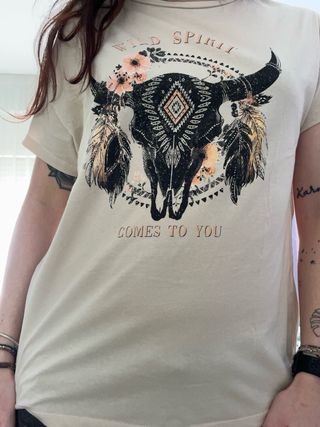 Camiseta Springfield Talla L Estampado Calavera