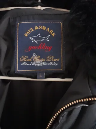 Parka Paul & Shark Negra Talla L