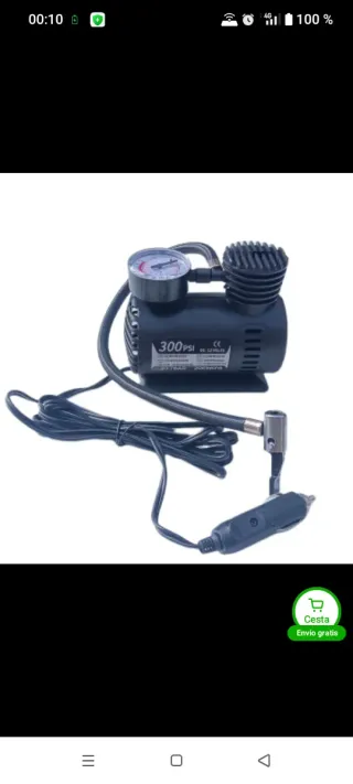 Oferta 🉐 Inflador Aire Coche 12V 300 PSI