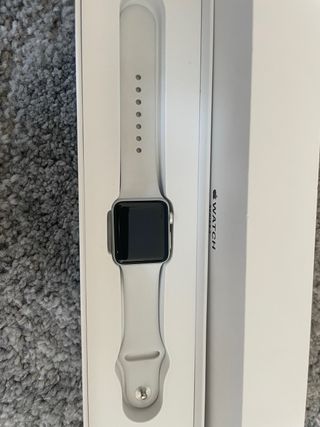 Apple Watch Serie 3 38mm Plata/Blanco