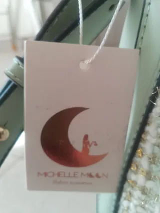 Borsa MICHELLE MOON beige e verde