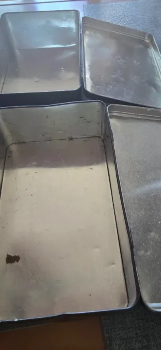 Juego de 5 Cajas Metálicas Decorativas