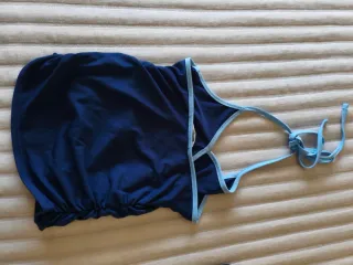 Top Pull&Bear azul talla XS