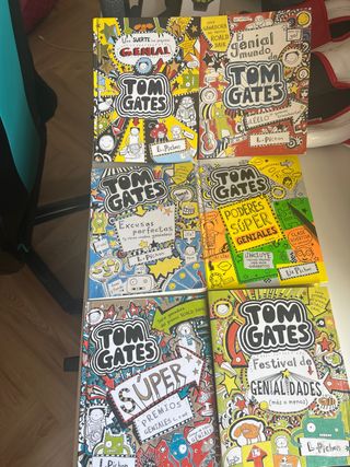 6 libros de Tom Gates.