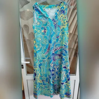 Vestido Boho Multicolor Talla M