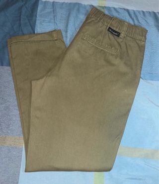 Pantaloni eleganti Karl Lagerfeld verde oliva
