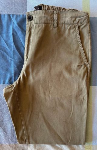 Pantaloni eleganti Karl Lagerfeld verde oliva