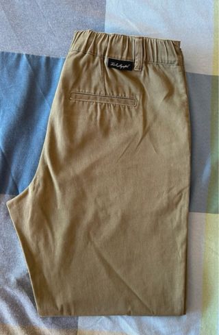 Pantaloni eleganti Karl Lagerfeld verde oliva