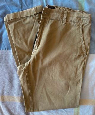 Pantaloni eleganti Karl Lagerfeld verde oliva