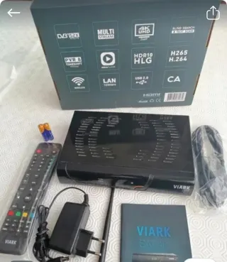 Viark Sat 4K Receptor Satélite con luz
