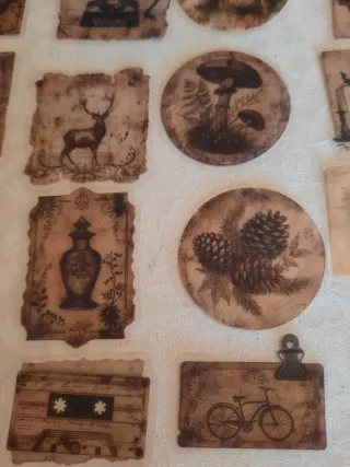 50 Autocolantes Retro Criativos