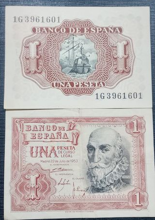 Lote Billetes Antiguos España Pesetas