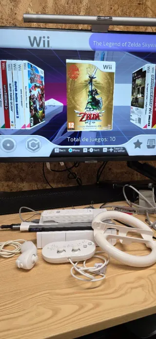 Consola Nintendo Wii + muchos extras