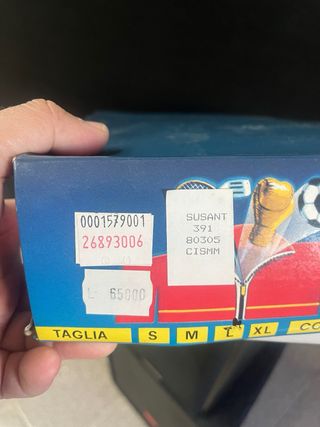 Tuta POP 84 Italia Vintage Blu/Rosso