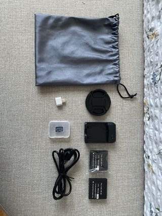 Cámara Digital 4K Ultra HD Negra