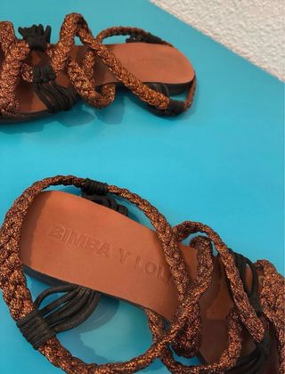 Sandalias Bimba y Lola Bronce Verano