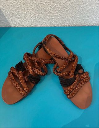 Sandalias Bimba y Lola Bronce Verano
