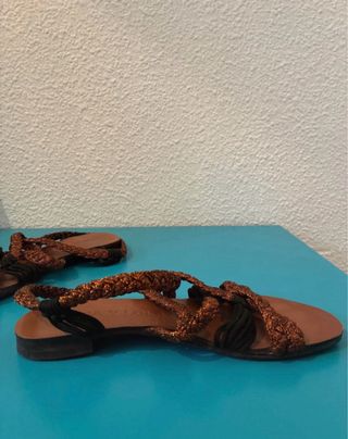 Sandalias Bimba y Lola Bronce Verano