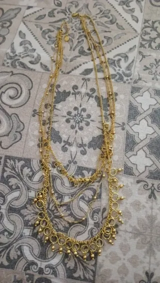 Collana multifilo Vestopazzo oro