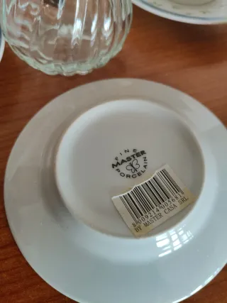 Set 3 tazzine con zuccheriera