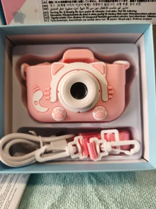 Cámara Digital Infantil Rosa