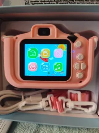 Cámara Digital Infantil Rosa