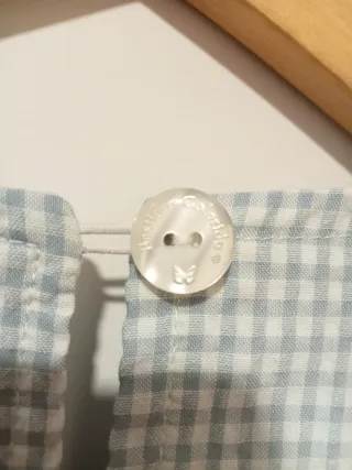 Túnica feminina xadrez com folhos