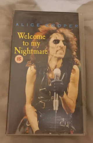 VHS Alice Cooper - Welcome to My Nightmare