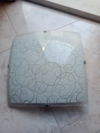 Plafón de cristal 30x30