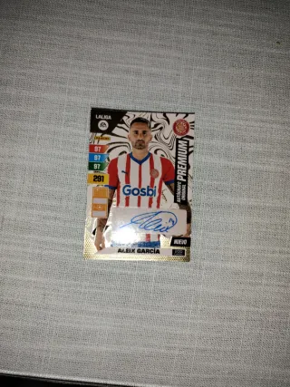 Carta firmada de futbolista