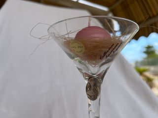 Portavelas de cristal tipo copa